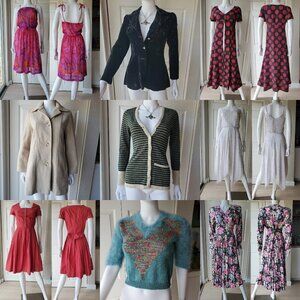 20 Pieces Vintage 90s 80s 70s Clothing Dress Bundle Lot Vintage Wholesale